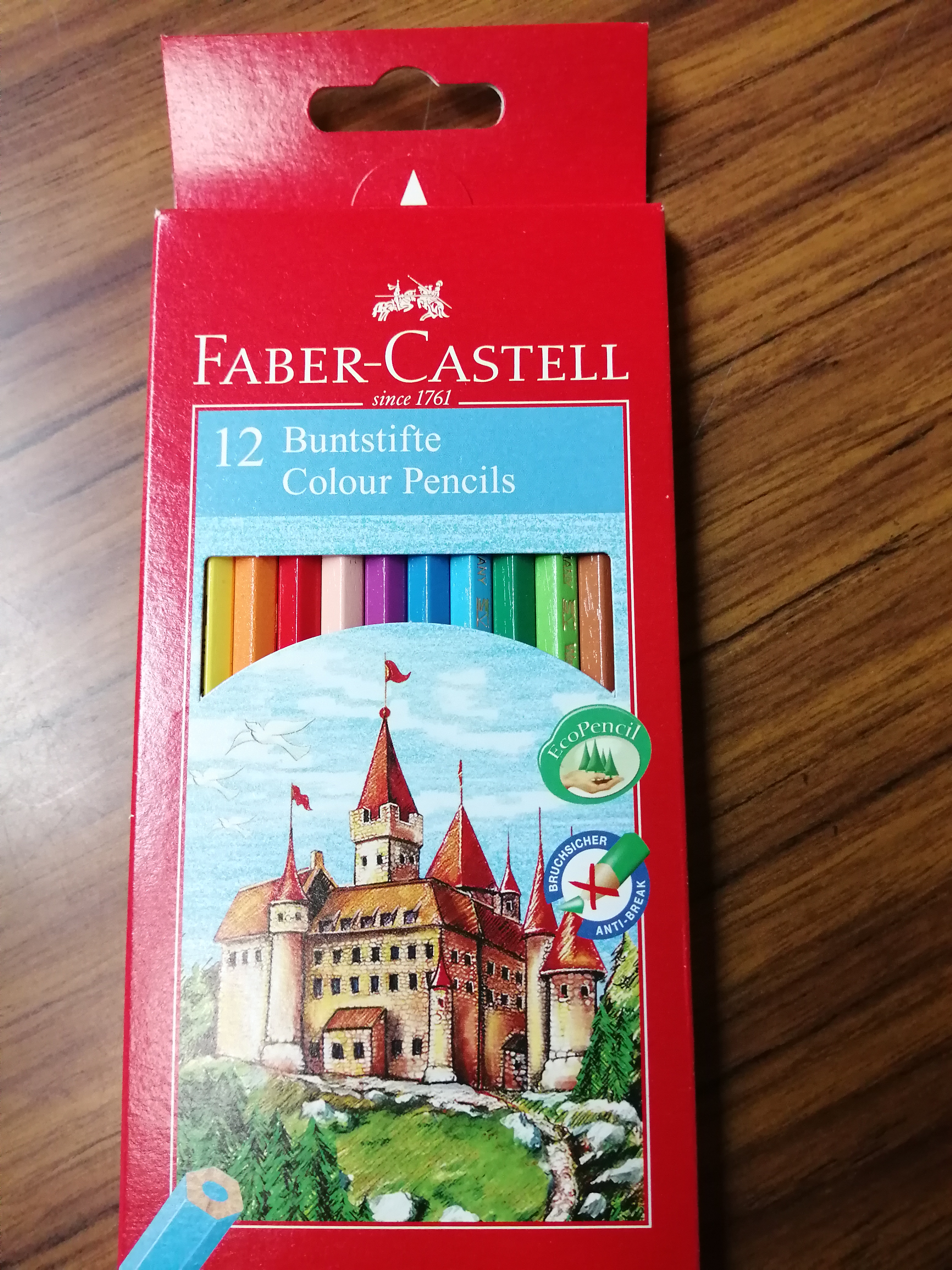 Set lápices de colores Faber-Castell hexagonal 12 piezas