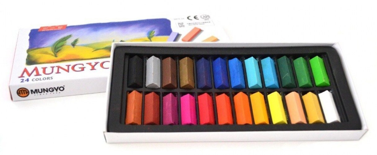 Mungyo-suave-dibujo-arte-Pastel-Set-24-colores-Color-Set-cuadrado-tiza